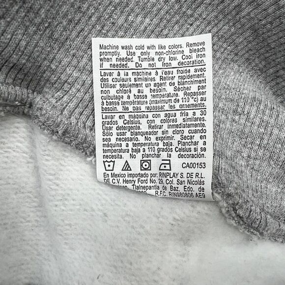 New Champion Unisex US M Grey Hoodie Sport Casual Printed Long Sleeve Pullover  - Picture 11 of 12